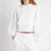 Outerwear Aje ATHLETICA | Essential Cropped Hoodie 405 White