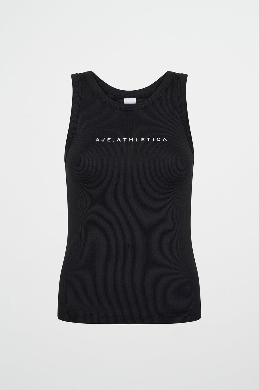 Tops Aje ATHLETICA | Ribbed Racer Singlet 810 Black