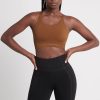 Tops Aje ATHLETICA | Adjustable Strap Sports Bra 321 Coffee/Gold