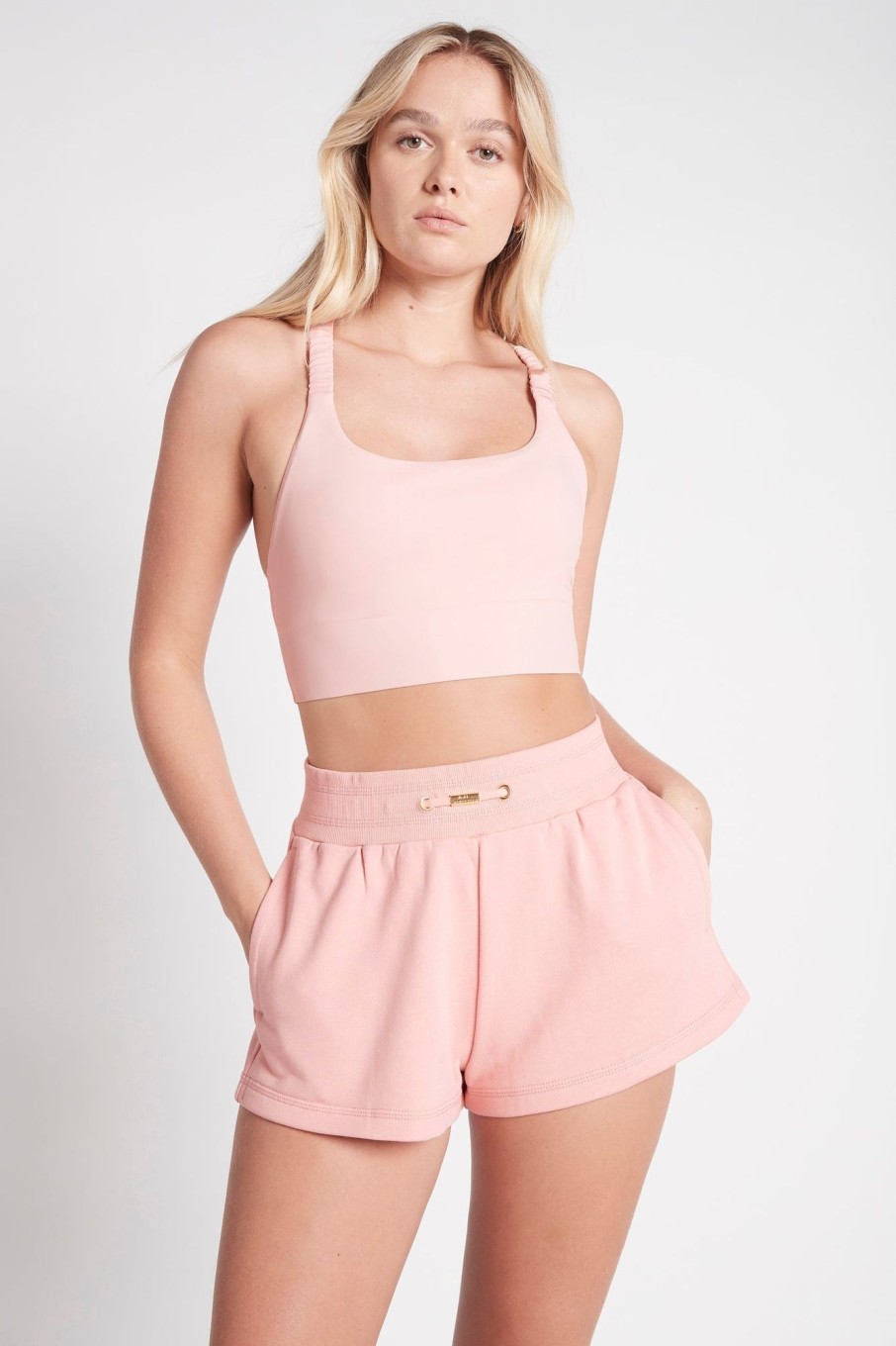 Bottoms Aje ATHLETICA | Elasticated Everyday Short 613 Rose Quartz