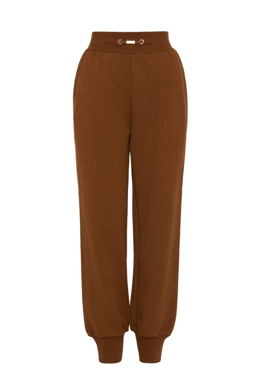 Bottoms Aje ATHLETICA | Fleece Trackpants 504 Coffee/Gold