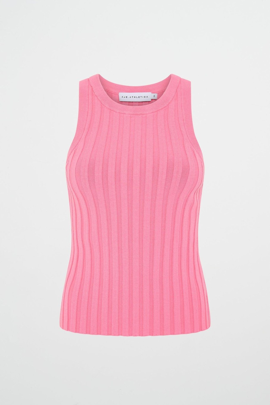 Tops Aje ATHLETICA | Hydra Racer Rib Tank 107 Deep Blush