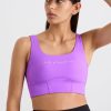 Tops Aje ATHLETICA | Square Neck Bra 347 Ultra Violet