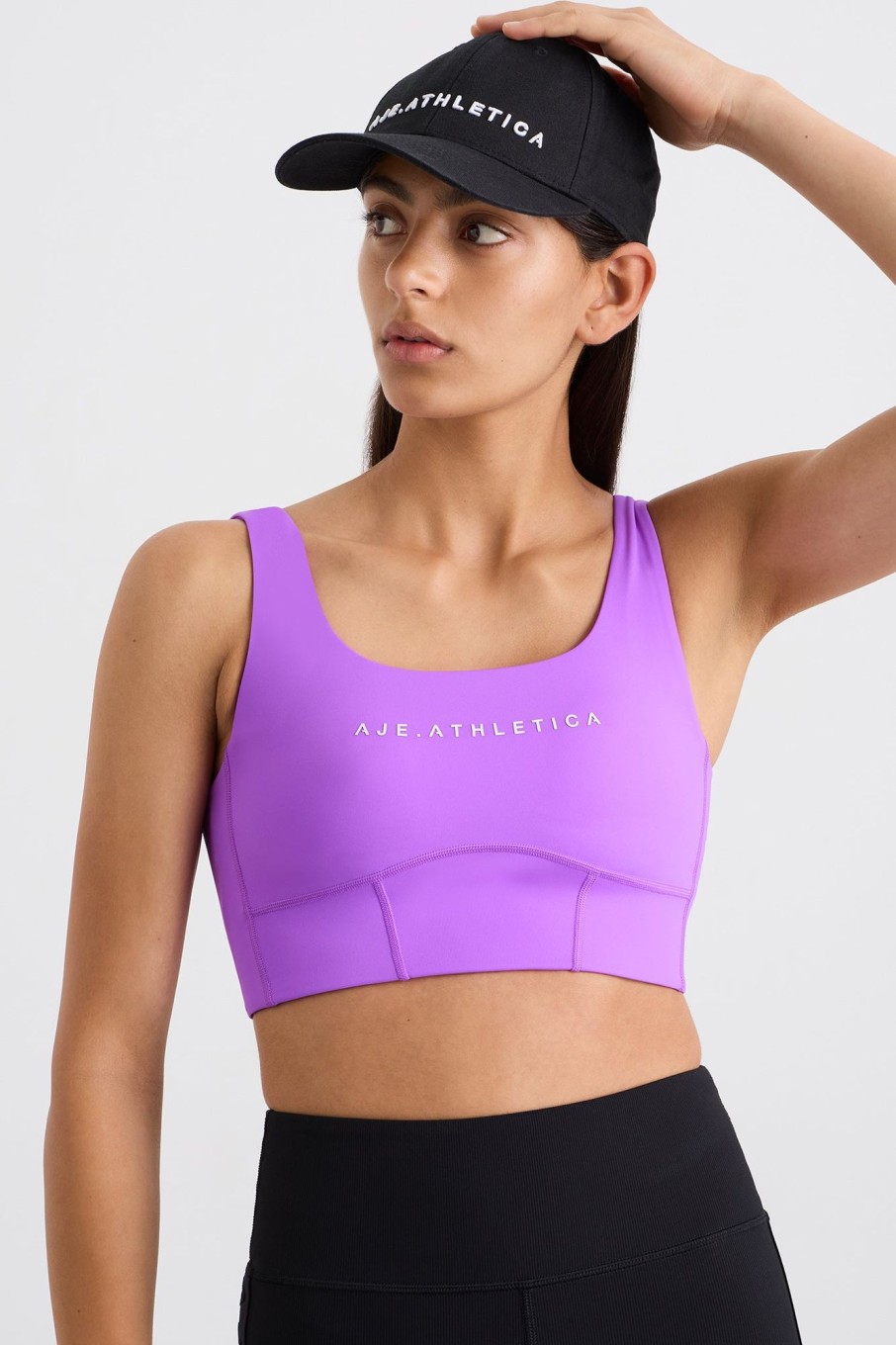 Tops Aje ATHLETICA | Square Neck Bra 347 Ultra Violet