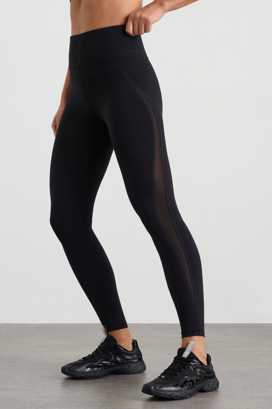 Bottoms Aje ATHLETICA | Spliced Mesh Legging 242 Black