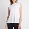 Tops Aje ATHLETICA | Split Back Tank 111 White/White