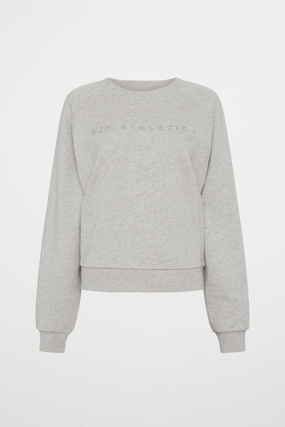 Outerwear Aje ATHLETICA | Crew Neck Sweater 401 Grey Marle