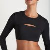 Tops Aje ATHLETICA | Layered Crop Set 356 Black