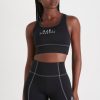 Tops Aje ATHLETICA | Classic Logo Racerback Sports Bra 304 Black/White