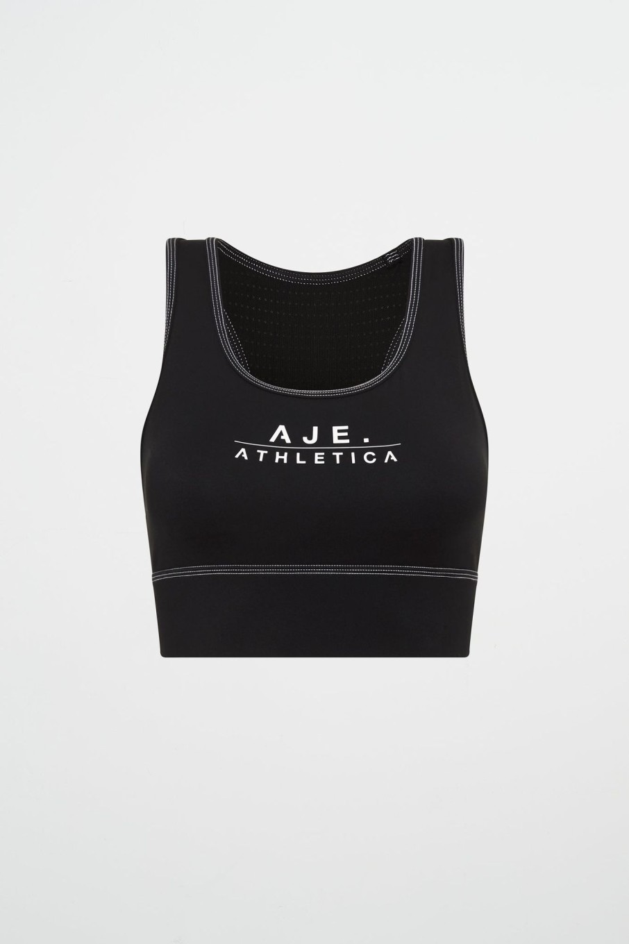 Tops Aje ATHLETICA | Classic Logo Racerback Sports Bra 304 Black/White