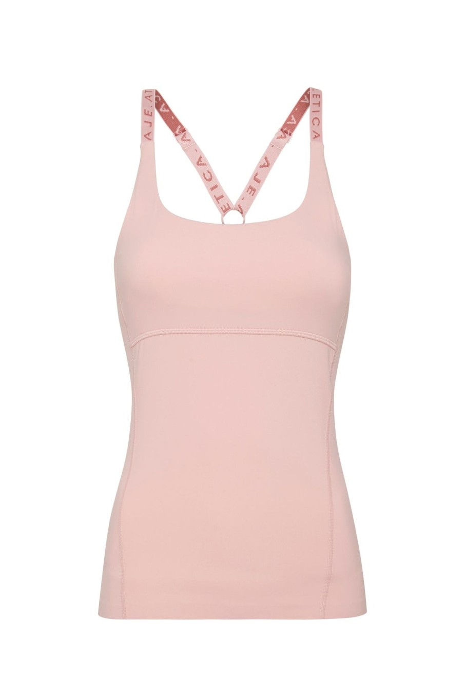 Tops Aje ATHLETICA | Adjustable Strap Racerback Tank 117 Rose Quartz