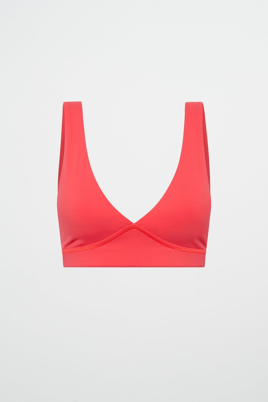 Tops Aje ATHLETICA | Contour Plunge Sports Bra 342 Watermelon Pink