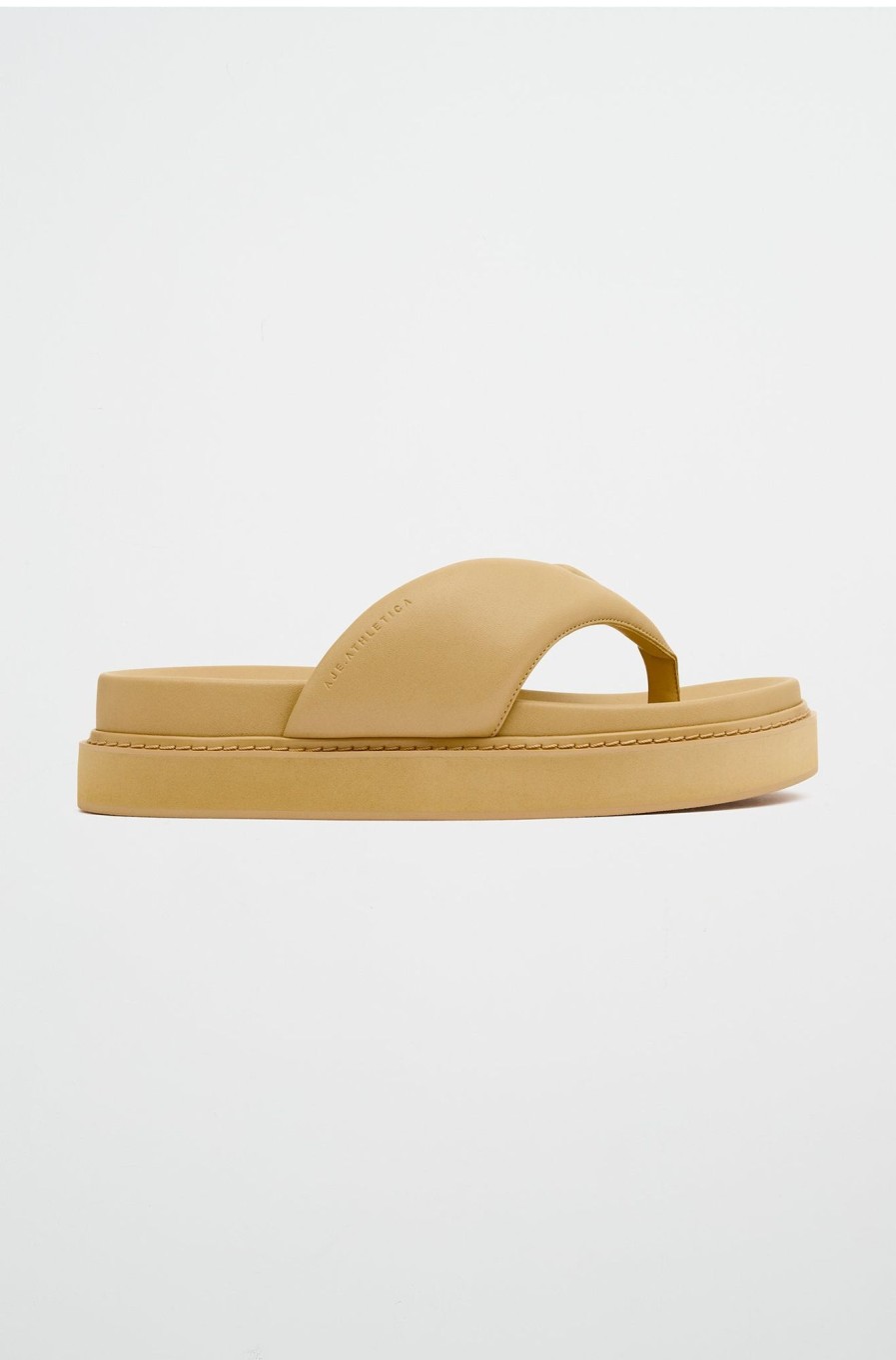 Accessories Aje ATHLETICA | Puffed Slide 941 Natural Tan