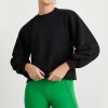 Outerwear Aje ATHLETICA | Cut Out Back Crew Jumper 417 Black