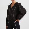 Outerwear Aje ATHLETICA | Bonded Scuba Jacket 725 Black/White