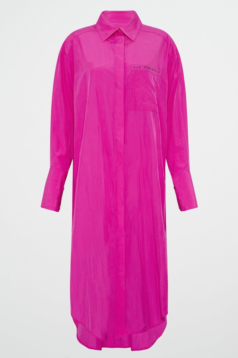 Tops Aje ATHLETICA | Longline Oversized Shirt 441 Power Pink