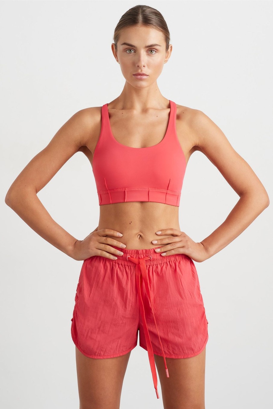 Tops Aje ATHLETICA | Crossback Sports Bra 343 Watermelon Pink