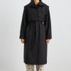 Outerwear Aje ATHLETICA | Convertible Belted Trench 703 Black