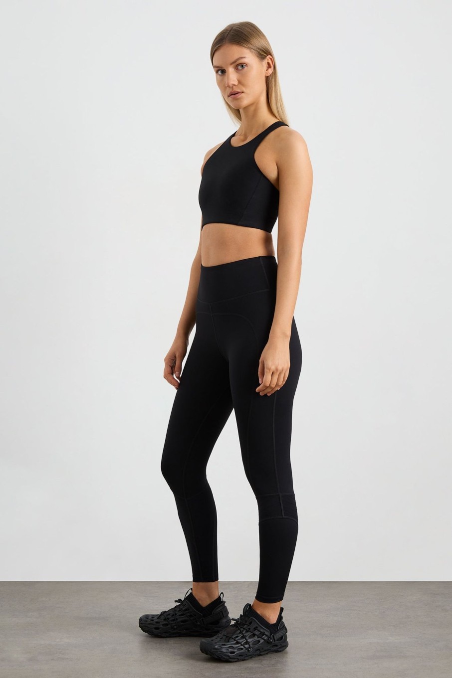 Bottoms Aje ATHLETICA | Quilted Ankle Length Legging 299 Black