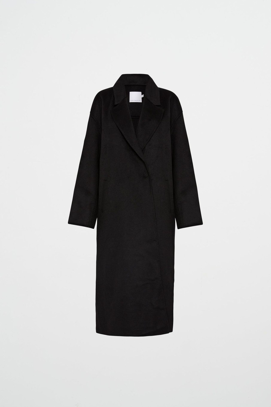 Outerwear Aje ATHLETICA | Wool Blend Long Line Coat 773 Black