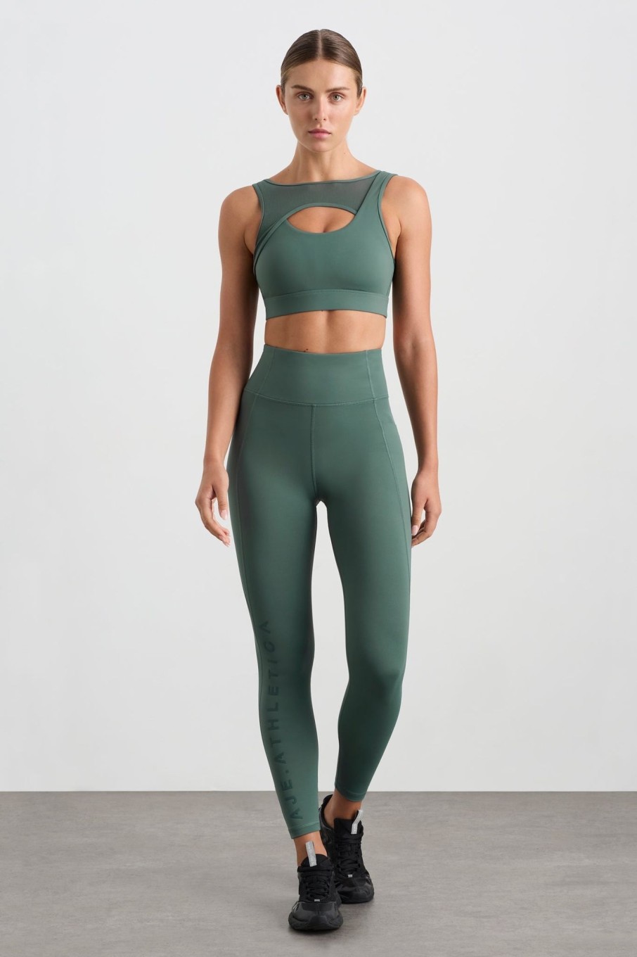 Bottoms Aje ATHLETICA | High Rise 7/8 Legging 203 Moss Green