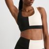 Tops Aje ATHLETICA | Spliced Sports Bra 305 Black Limestone Beige