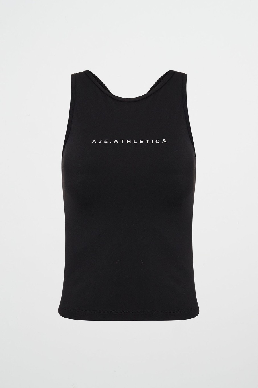 Tops Aje ATHLETICA | Longline Racer Back Tank 135 Black