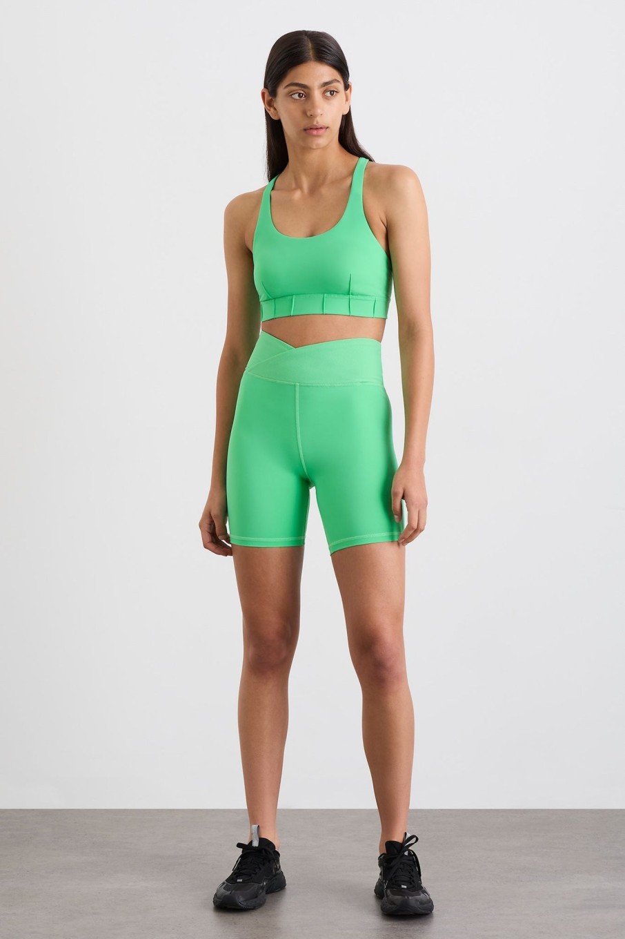 Bottoms Aje ATHLETICA | Wrap Front Bike Short 614 Marine Green