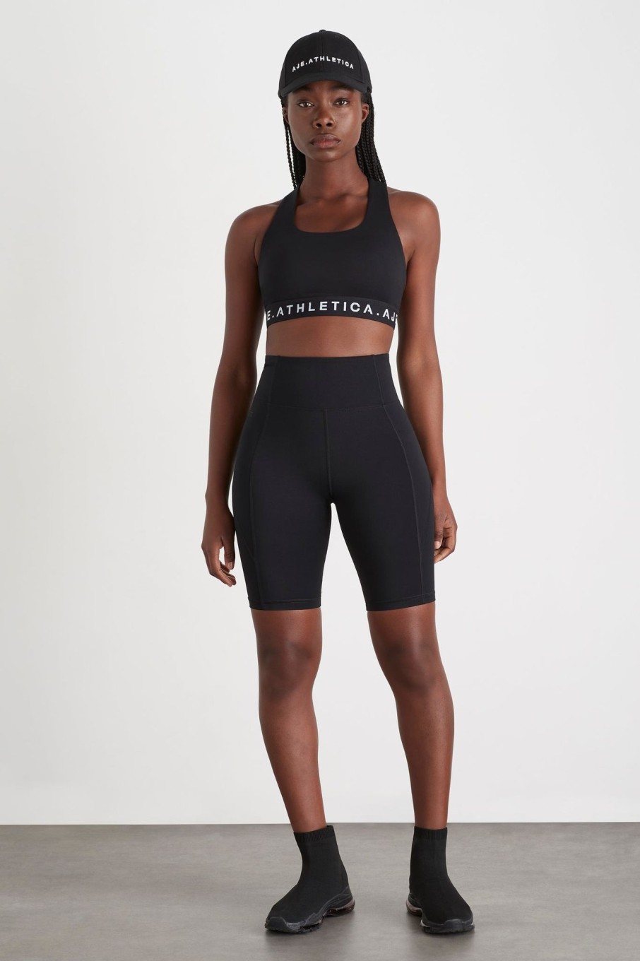 Bottoms Aje ATHLETICA | Long Bike Shorts 606 Black