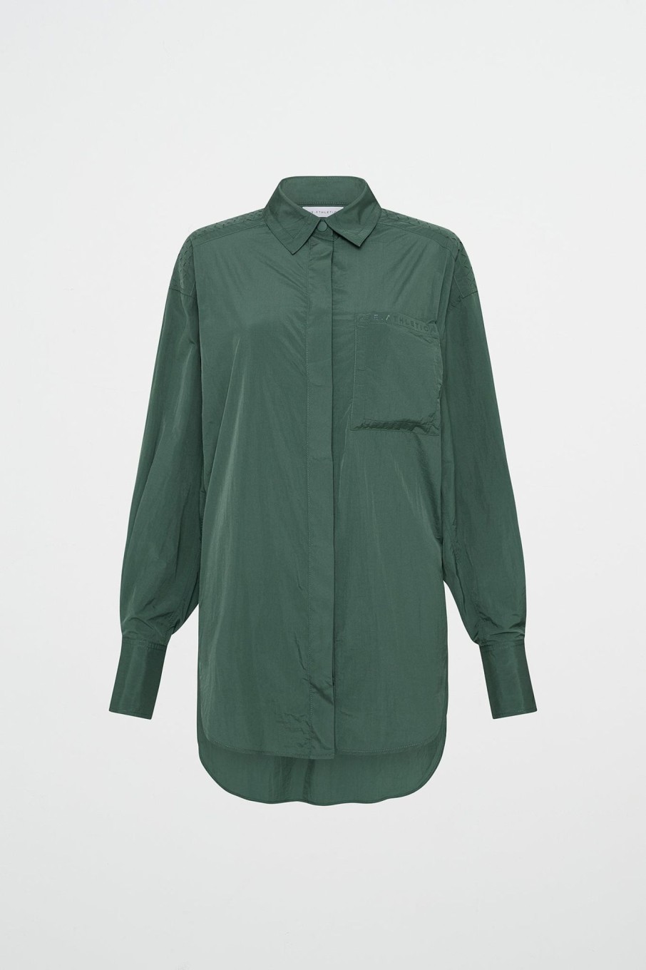 Tops Aje ATHLETICA | Perforated Spray Shirt 406 Moss Green