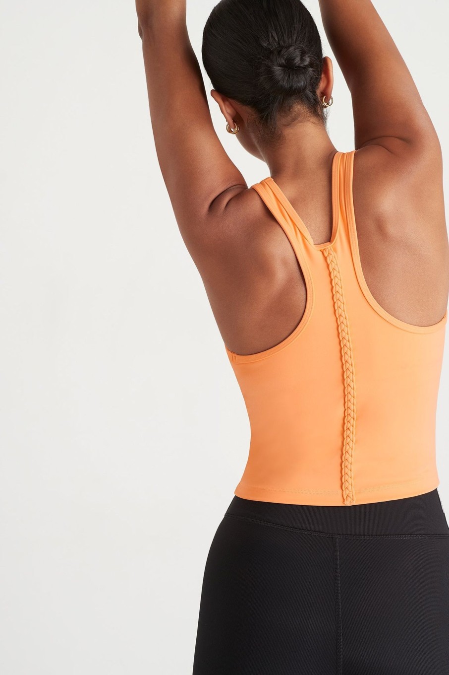 Tops Aje ATHLETICA | Braided Active Racer Tank 345 Soft Apricot