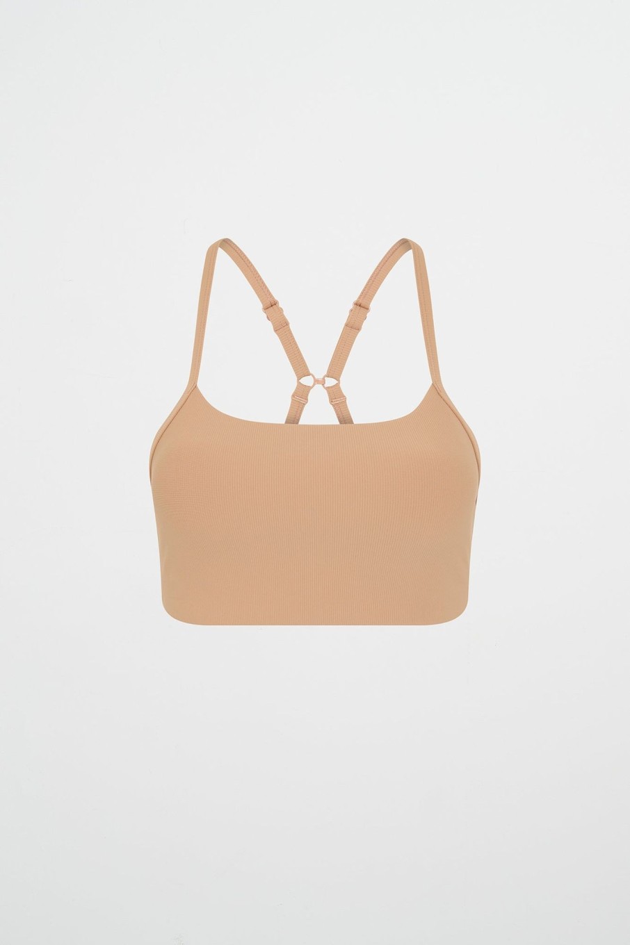 Tops Aje ATHLETICA | Ribbed Active Sports Bra 149 Natural Tan