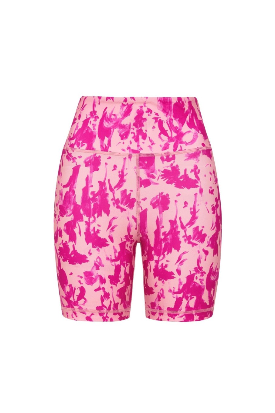 Bottoms Aje ATHLETICA | High Rise Bike Shorts 607 Painterly Pink