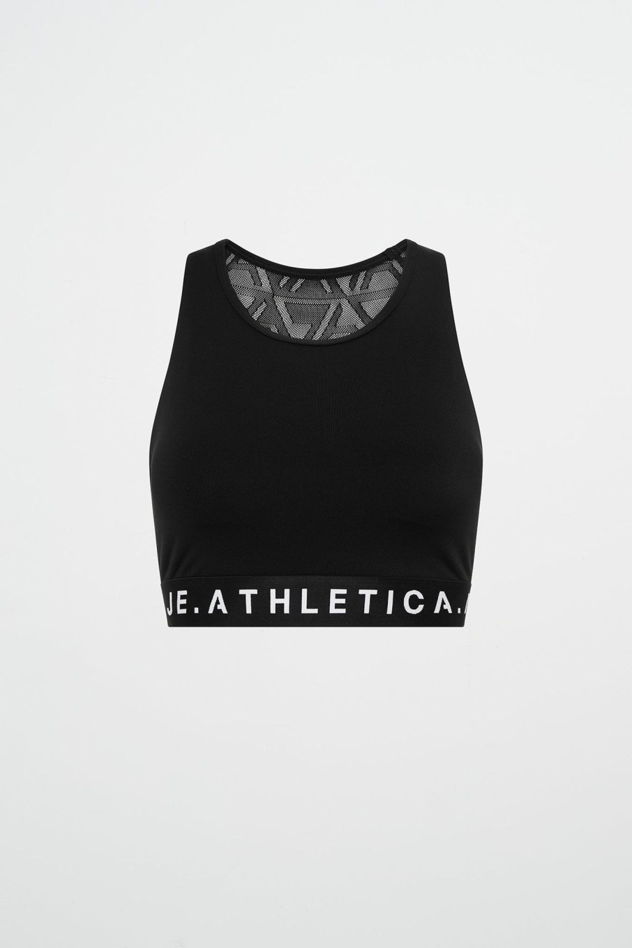 Tops Aje ATHLETICA | Mesh Back Sports Bra 375 Black/White Logo