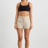 Bottoms Aje ATHLETICA | Quilted Panelled Shorts 623 Moonstone Grey