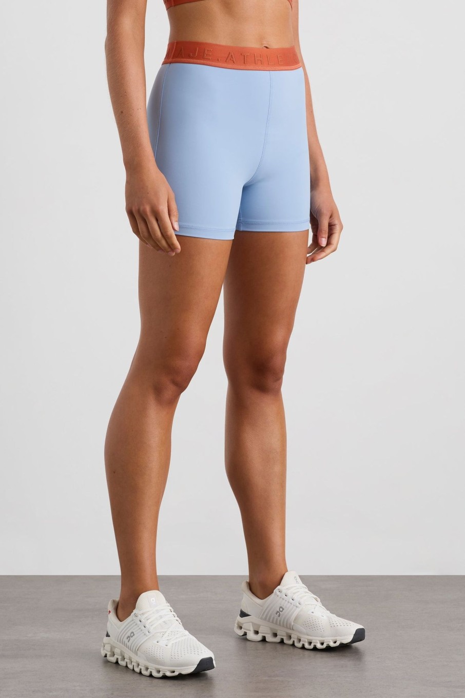 Bottoms Aje ATHLETICA | Bike Short 017 Steel Blue Copper Orange