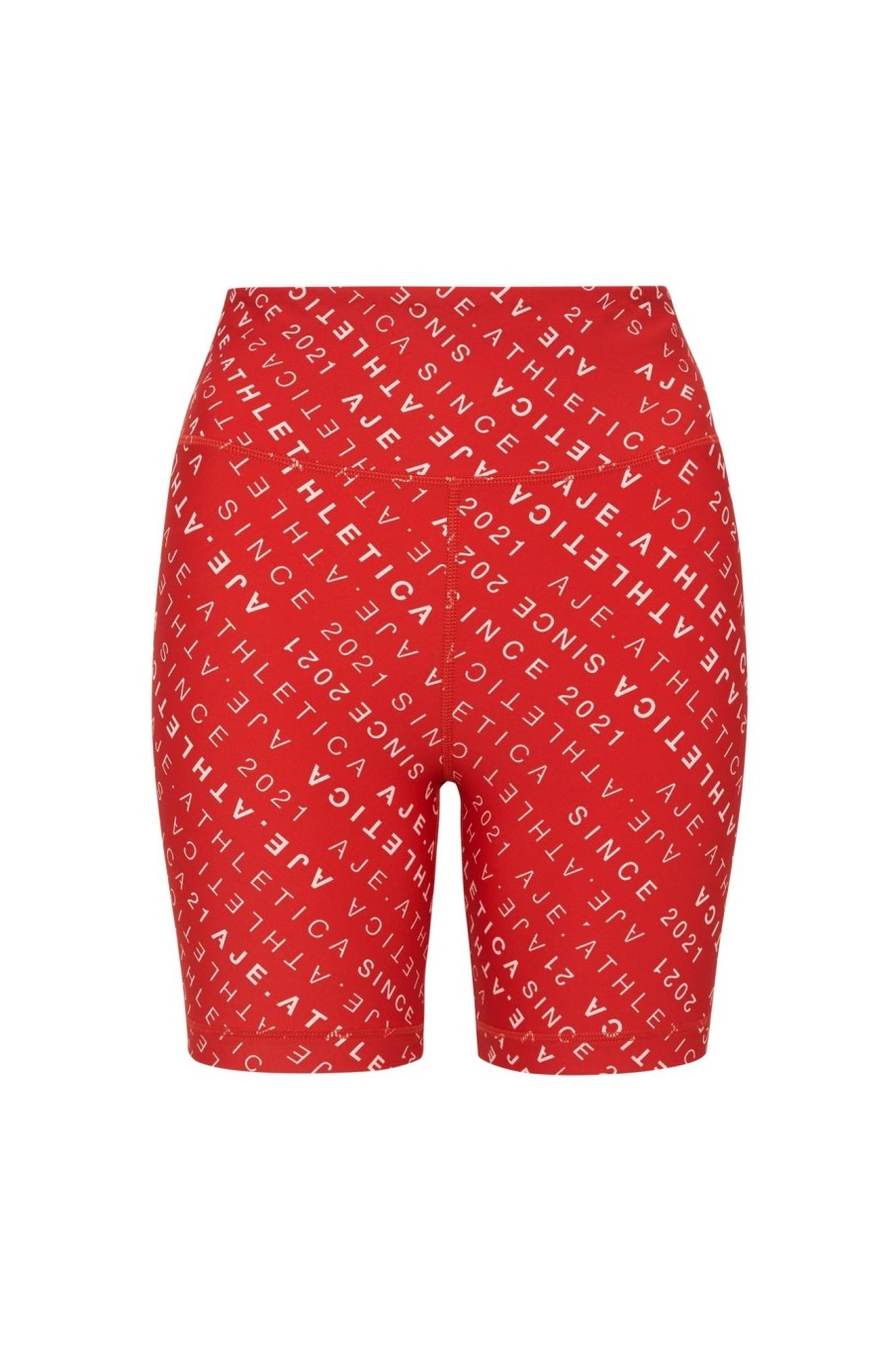 Bottoms Aje ATHLETICA | High Rise Logo Shorts 607 Garnet Red/Rose Quartz