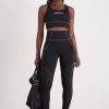 Bottoms Aje ATHLETICA | Classic Laser Cut Full Length Legging 202 Black/White