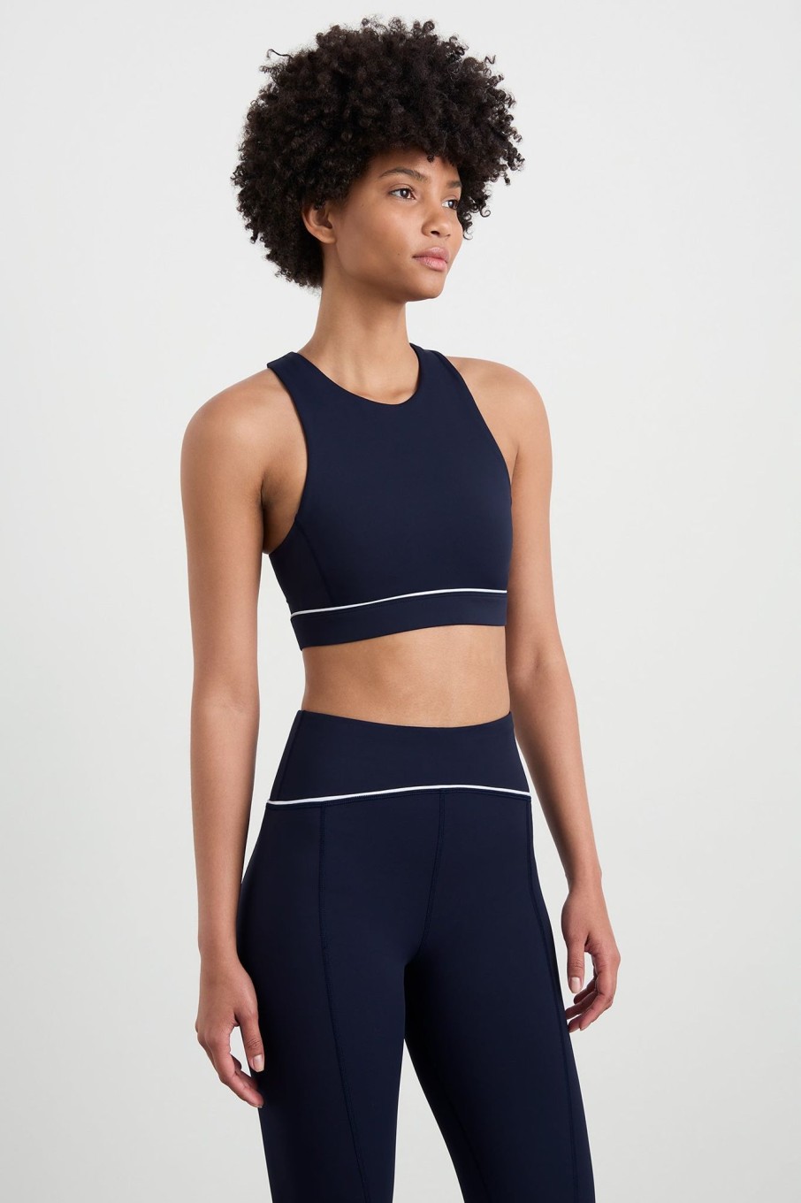 Tops Aje ATHLETICA | High Neck Sports Bra 374 Galaxy Blue