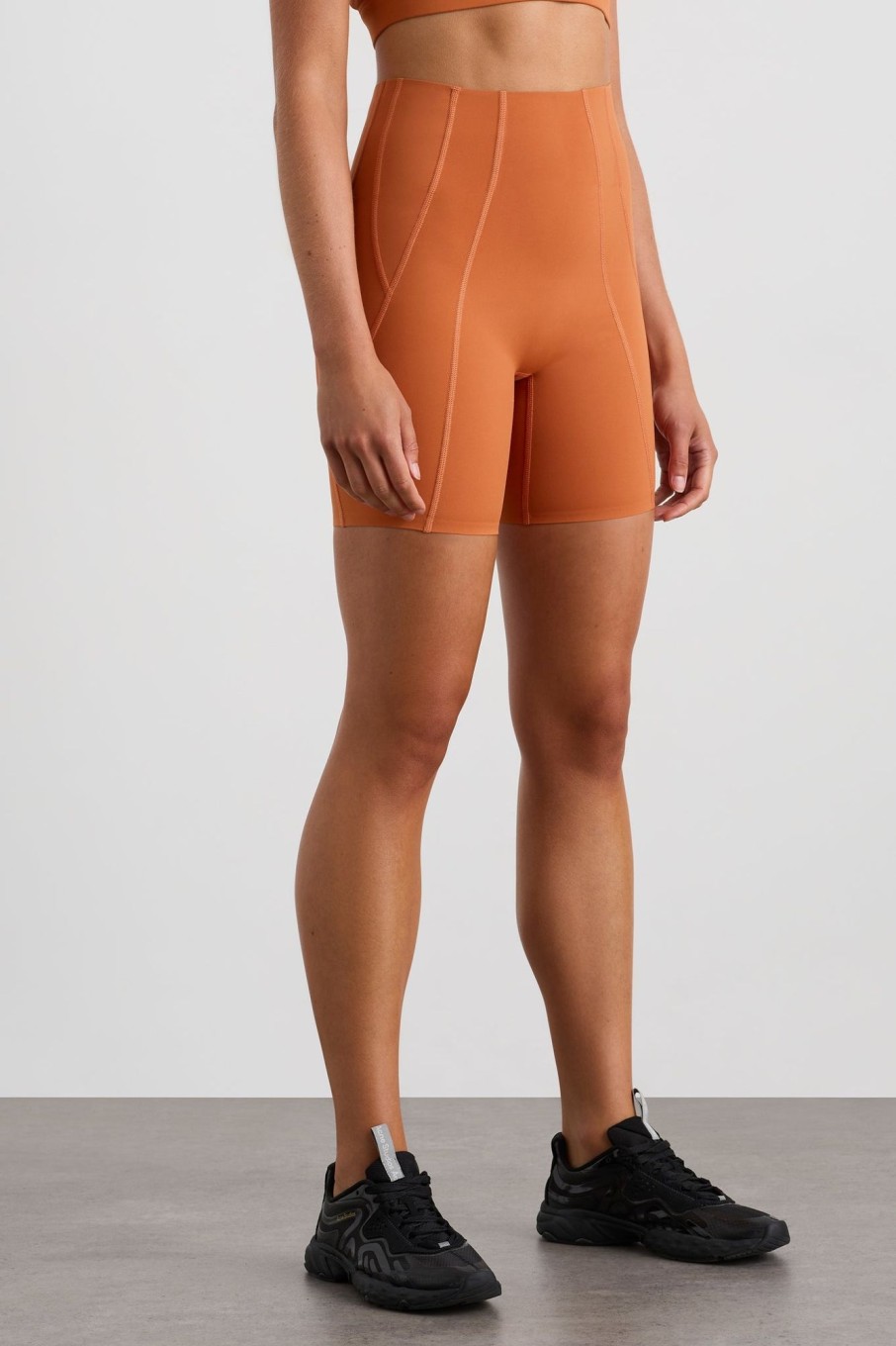 Bottoms Aje ATHLETICA | Panelled Bike Shorts 615 Copper Orange