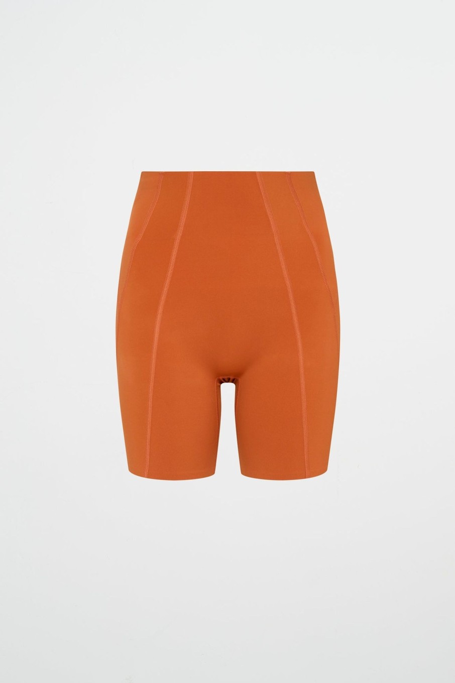 Bottoms Aje ATHLETICA | Panelled Bike Shorts 615 Copper Orange