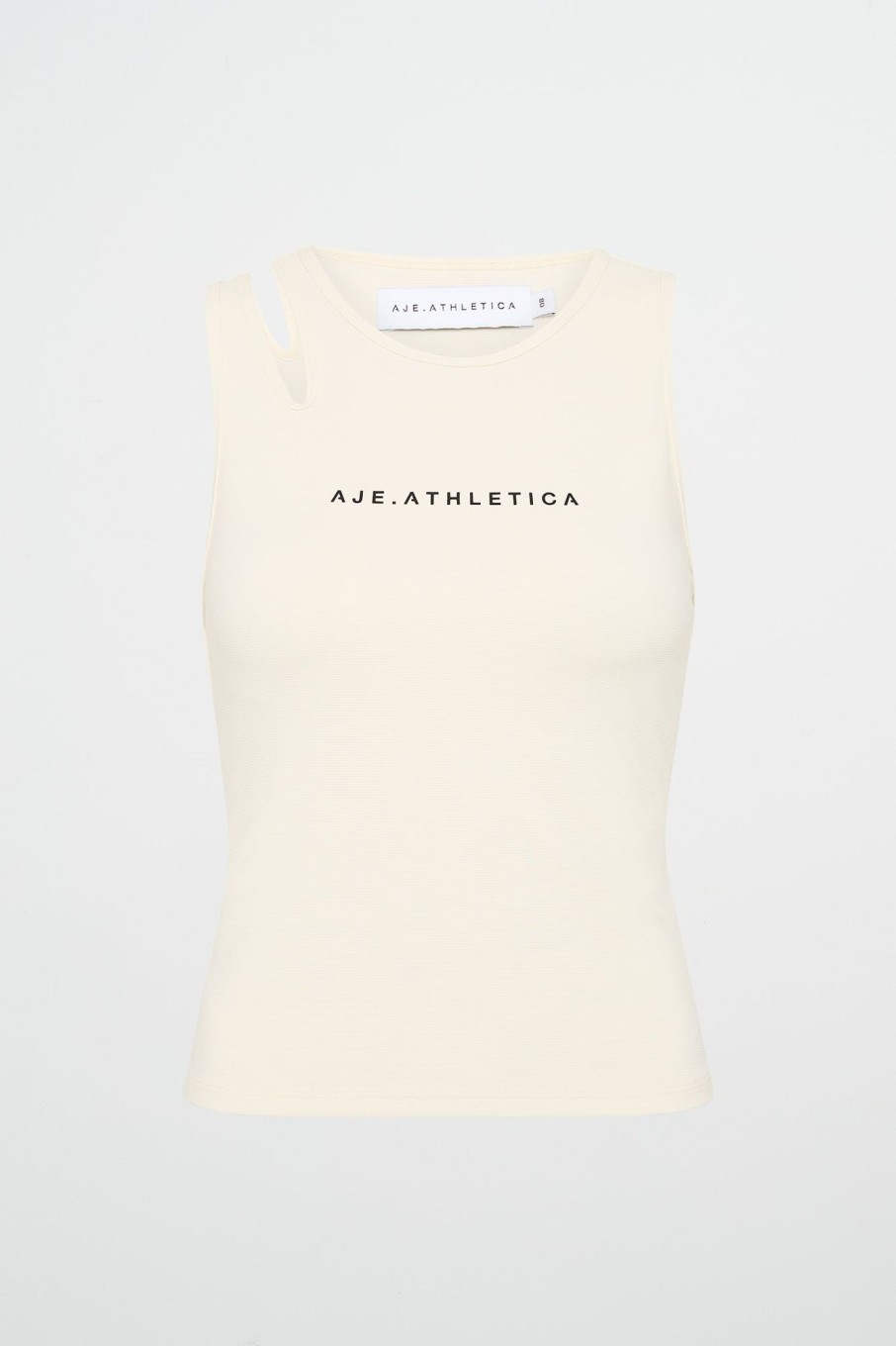 Tops Aje ATHLETICA | Split Strap Tank 147 Limestone Beige