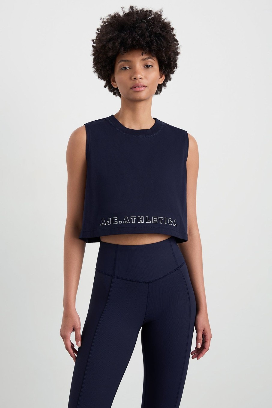 Tops Aje ATHLETICA | Cropped Tank 106 Galaxy Blue