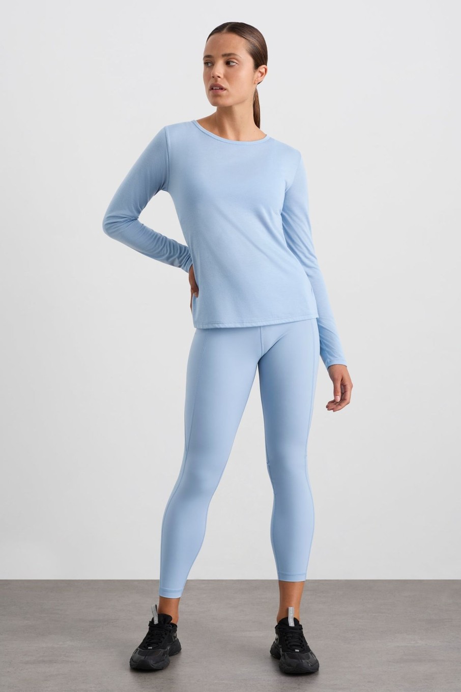 Tops Aje ATHLETICA | Long Sleeve Twist Tee 121 Steel Blue