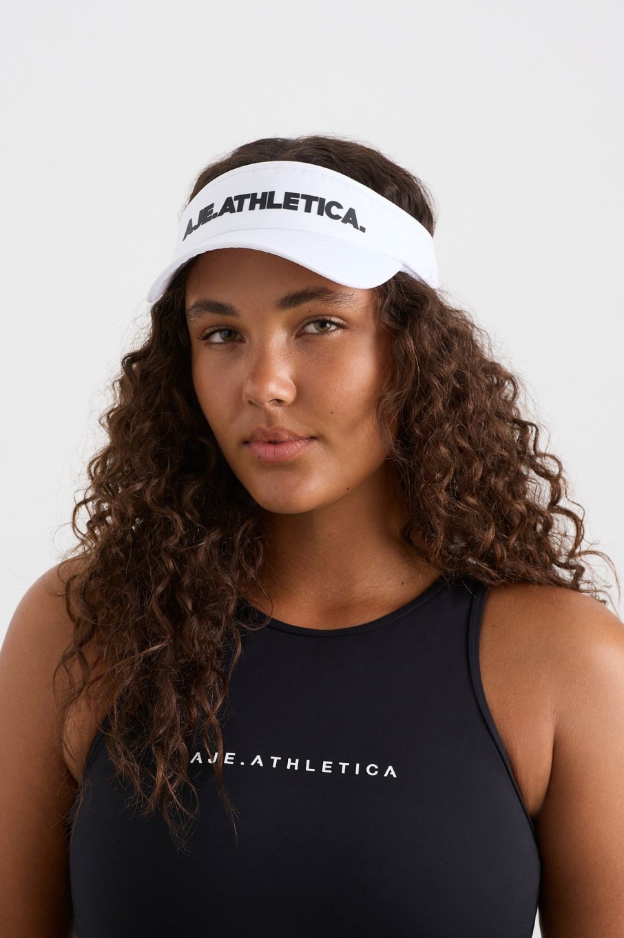 Accessories Aje ATHLETICA | Logo Spray Visor 944 White/Black