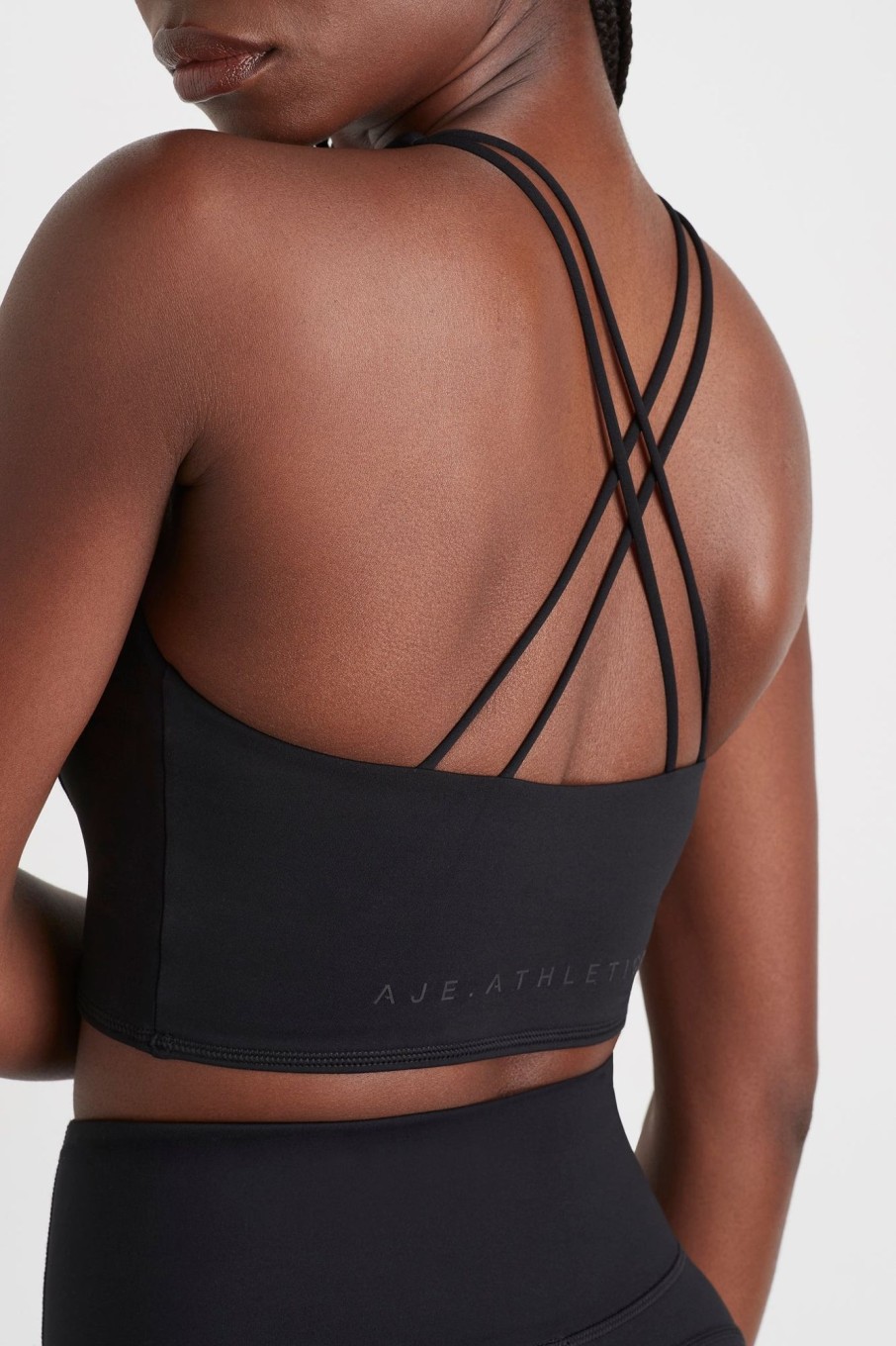 Tops Aje ATHLETICA | Cross Back Crop Top 301 Black