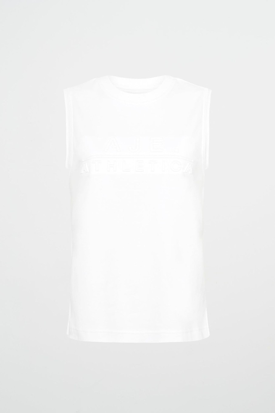 Tops Aje ATHLETICA | Embossed Classic Logo Tank 101 White