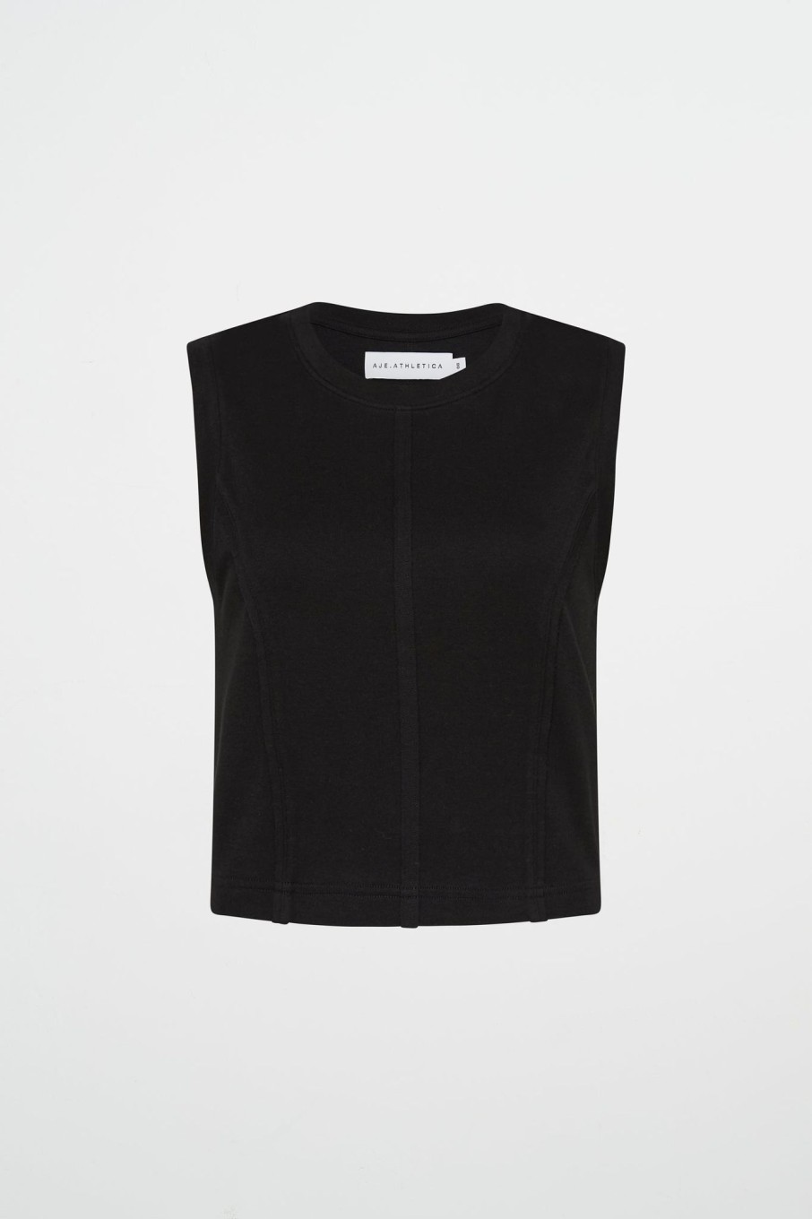 Tops Aje ATHLETICA | Raw Edge Seams Tank 138 Black/White