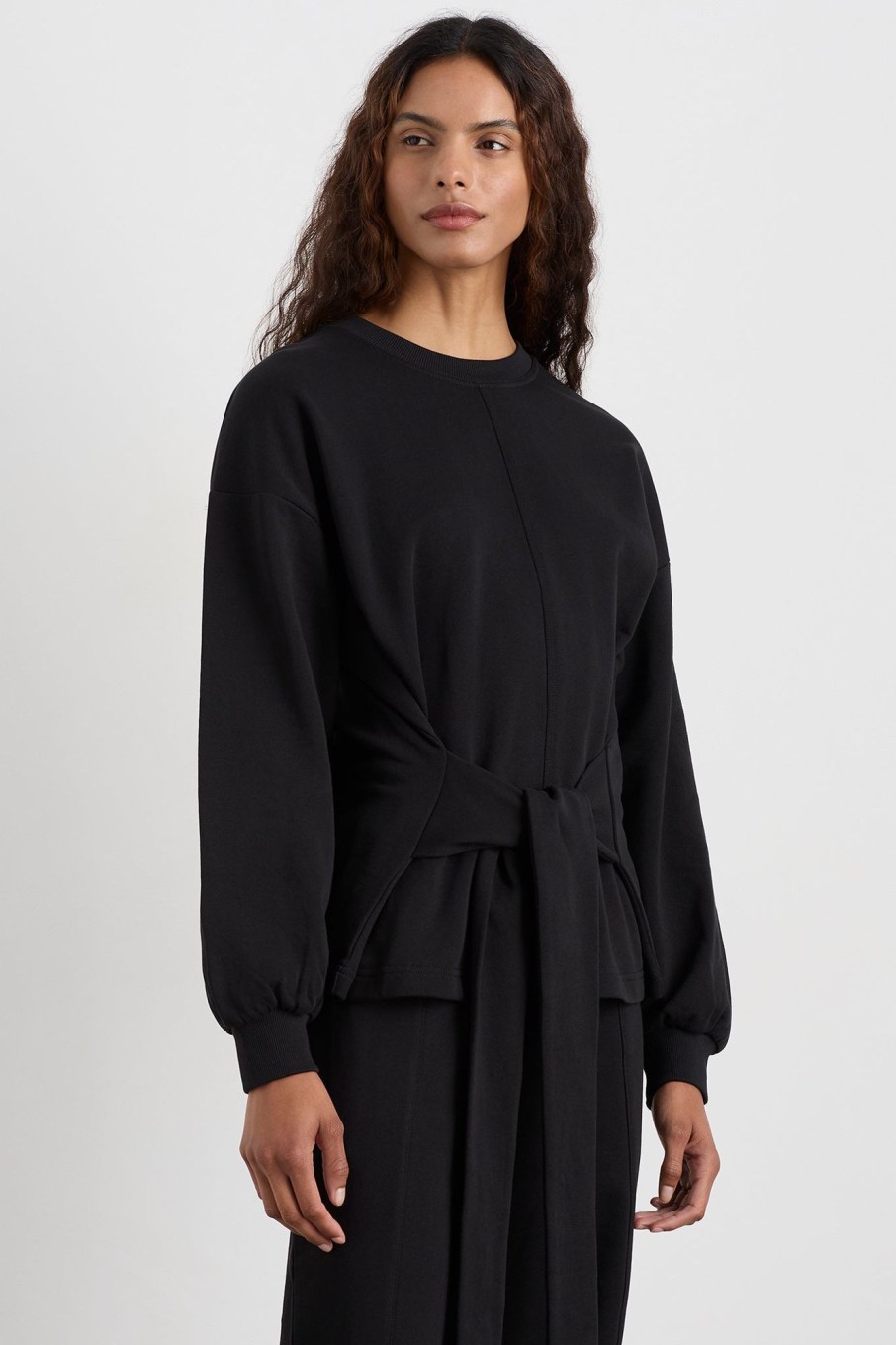 Outerwear Aje ATHLETICA | Tie Back Jumper 122 Black