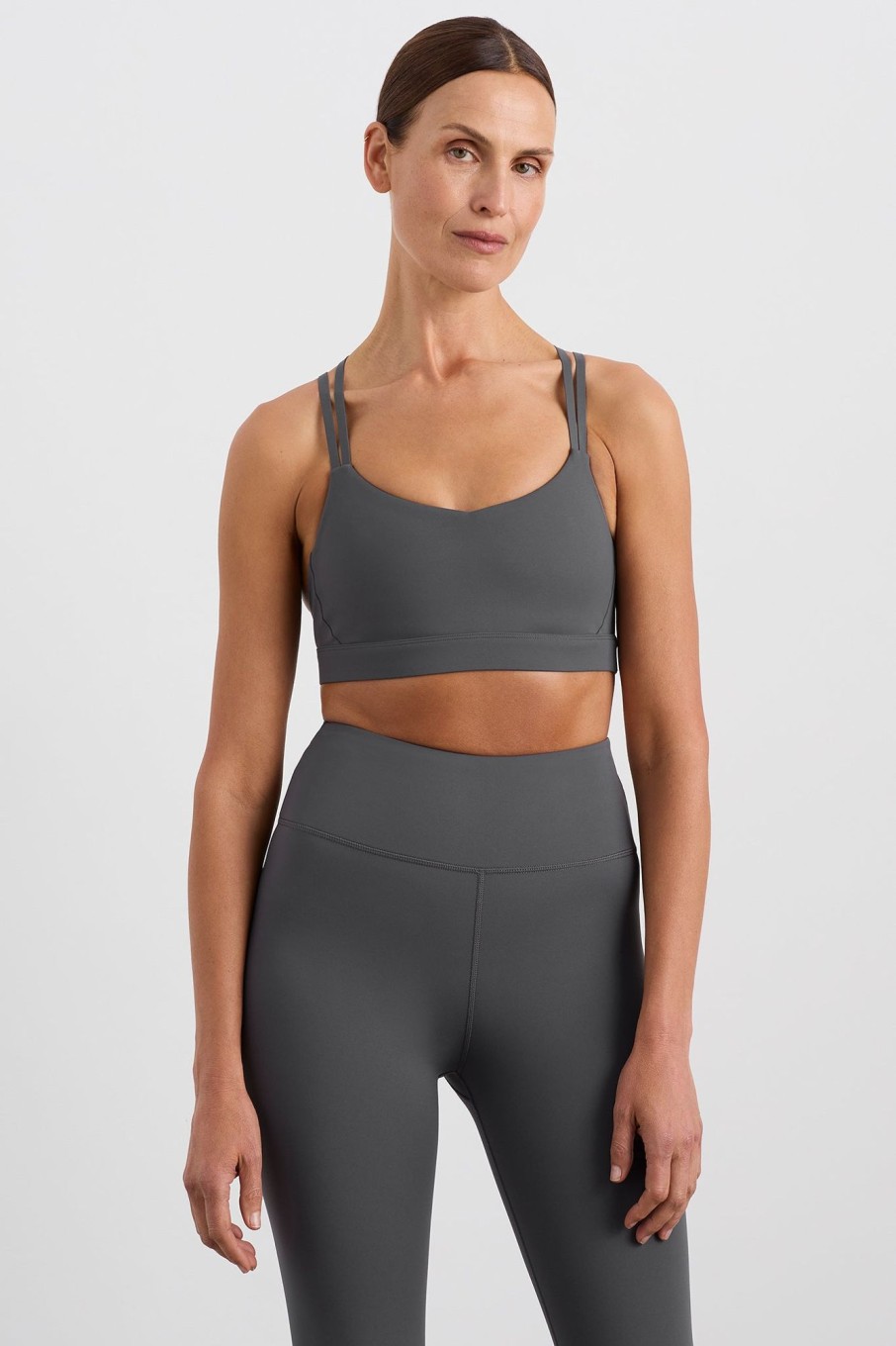 Tops Aje ATHLETICA | Double Strap Peached Bra 323 Slate Surge